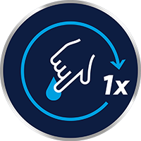 Appliquez LAMISILATE MONODOSE 1% sur chaque pied