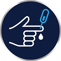 Les personnes souffrant de maladies chroniques, par exemple les personnes diabétiques